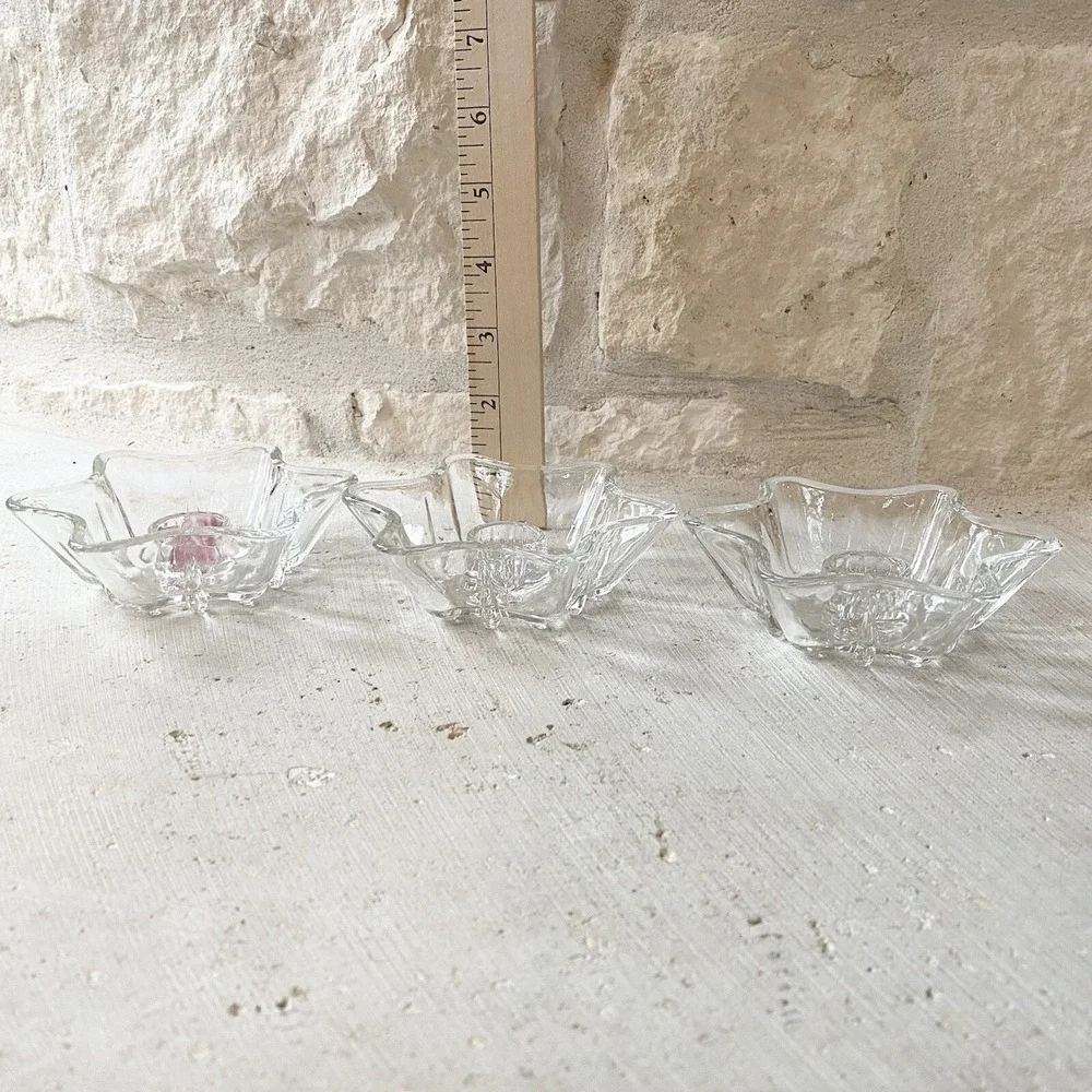 Vintage Set Of 3 Candlestick 6 Point Star 4‎ 1/2